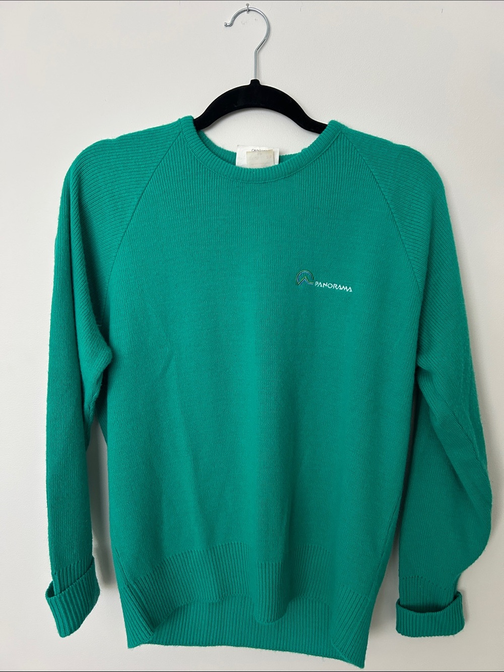 Men’s Crewneck Sweater in Teal Green